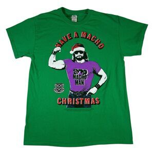 Macho Man Randy Savage T Shirt “Have A Macho Christmas” WWE WWF Mens Size Medium